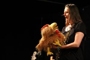 Kristina Mohr saxofool mit Hertha